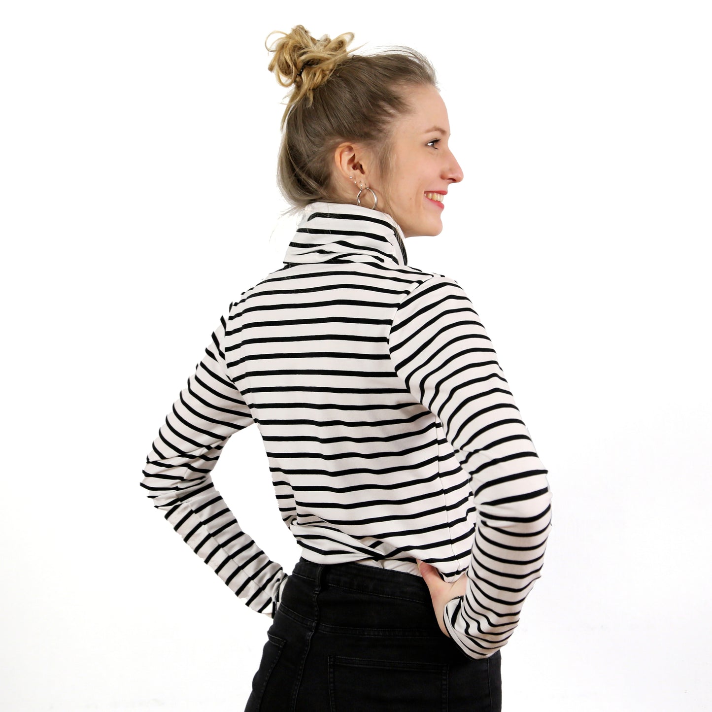 Rollkragenshirt FRAU ROMY | Papierschnitt