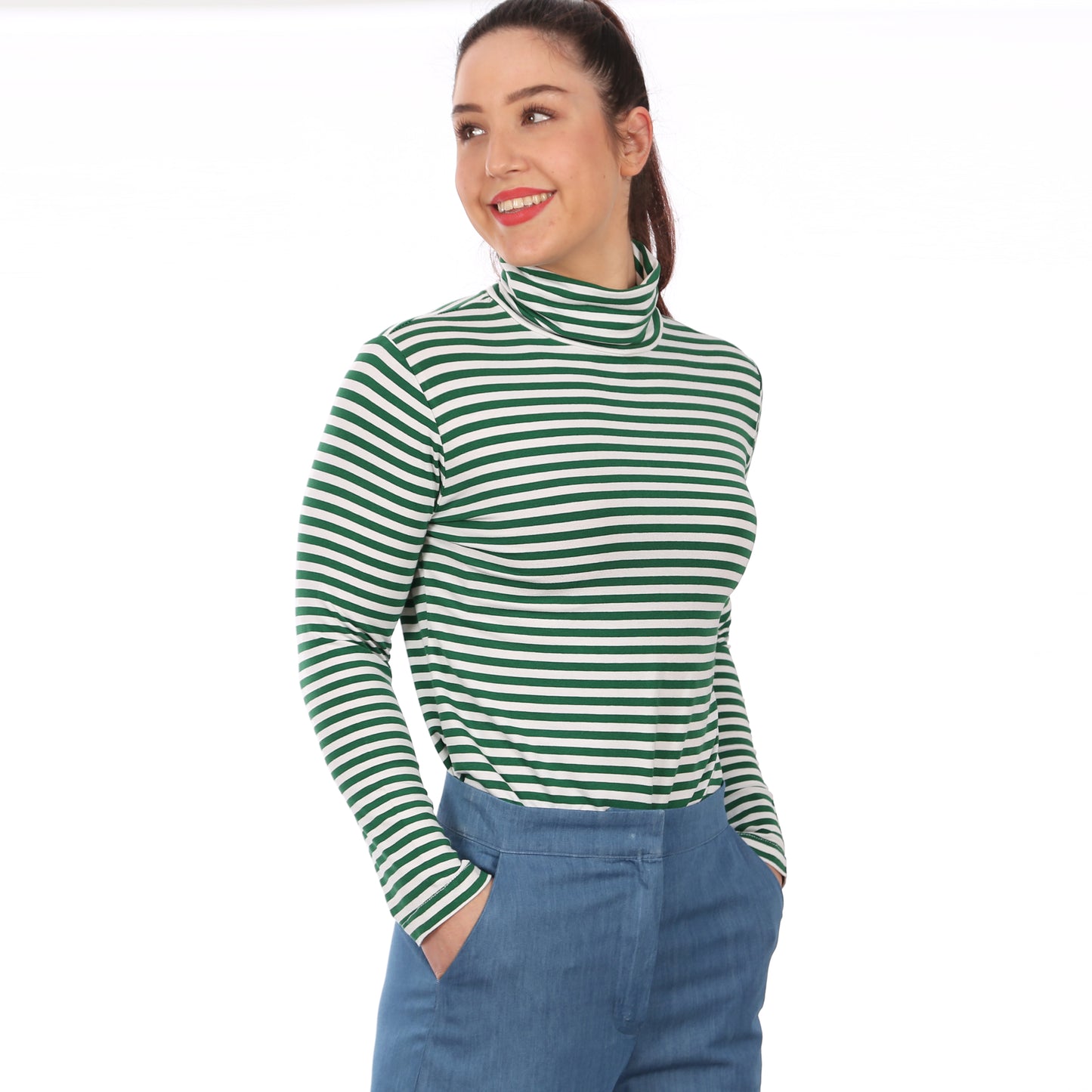 SALE: Rollkragenshirt FRAU ROMY | Papierschnitt