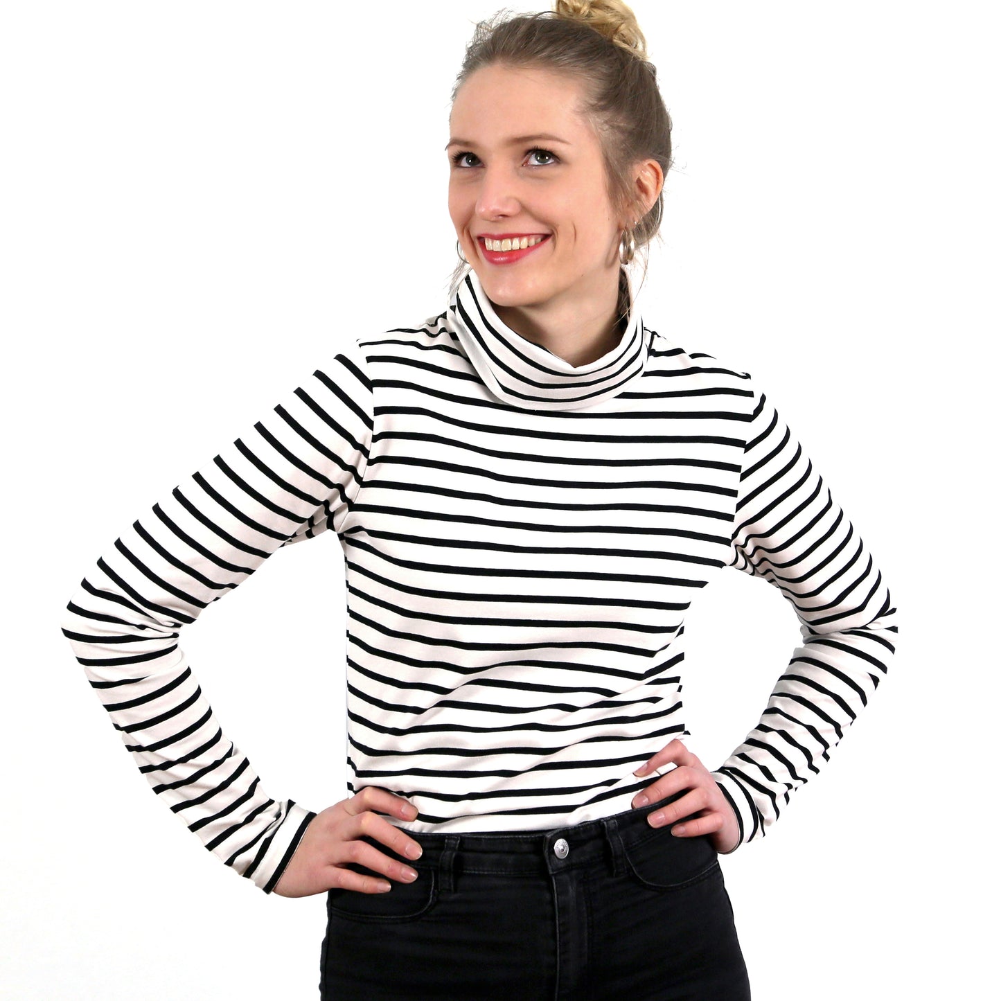 Rollkragenshirt FRAU ROMY | Papierschnitt