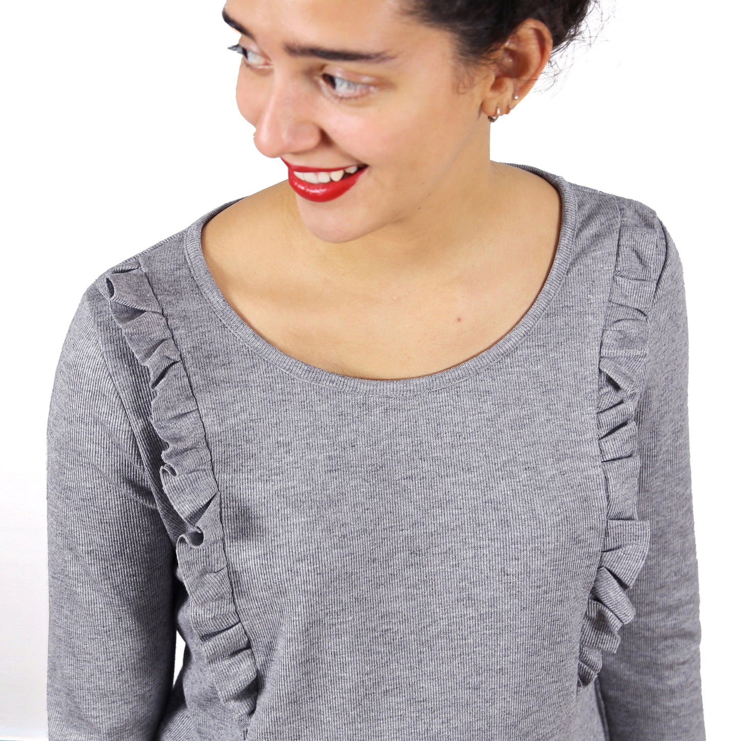 Rüschenshirt FRAU SARA | Papierschnitt