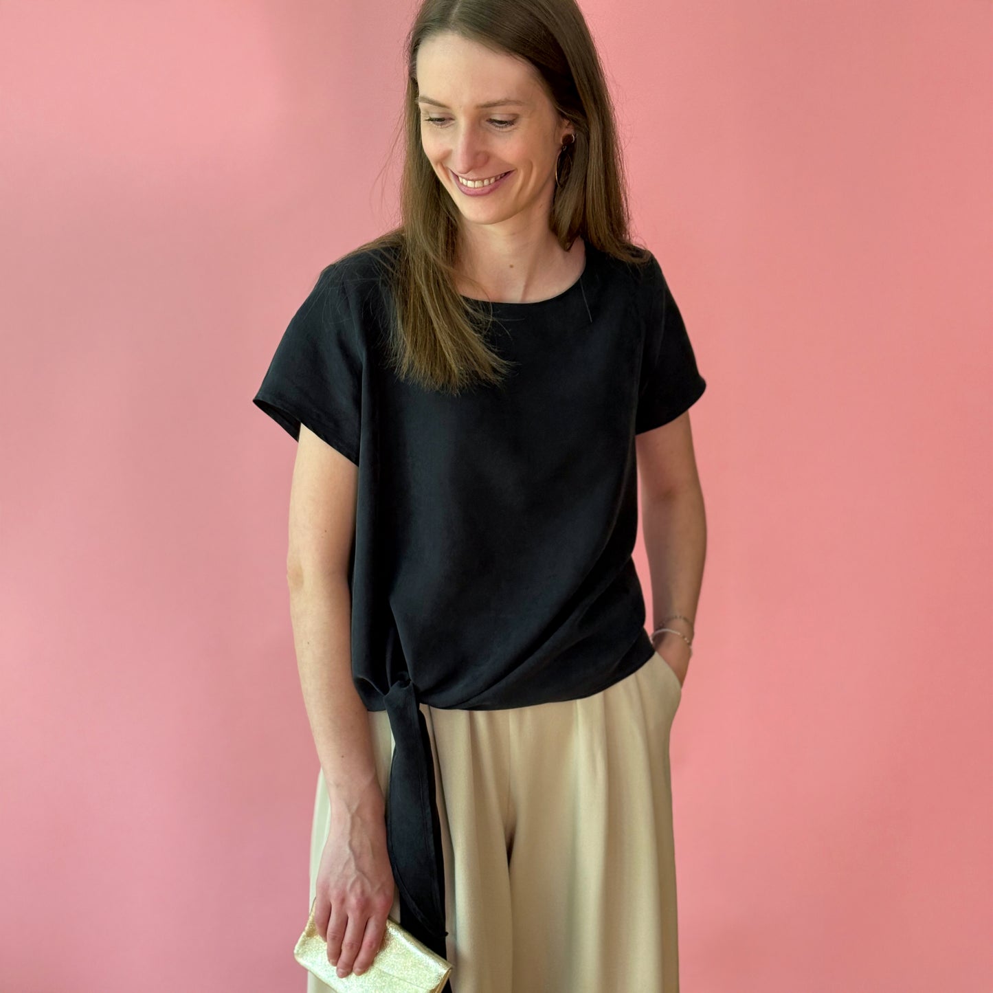 Knotenbluse FRAU PINA | Papierschnitt