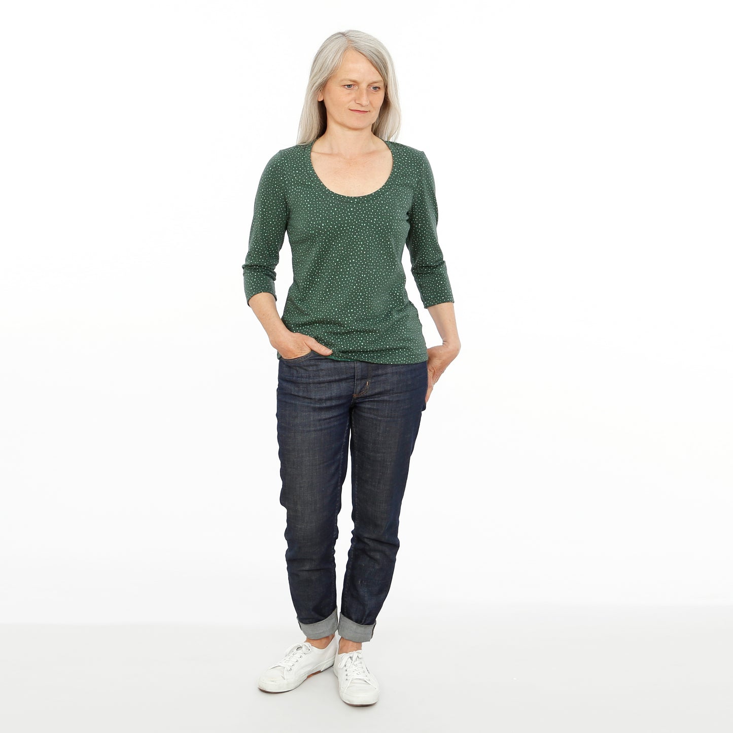 Basicshirt FRAU ANICA | Papierschnitt