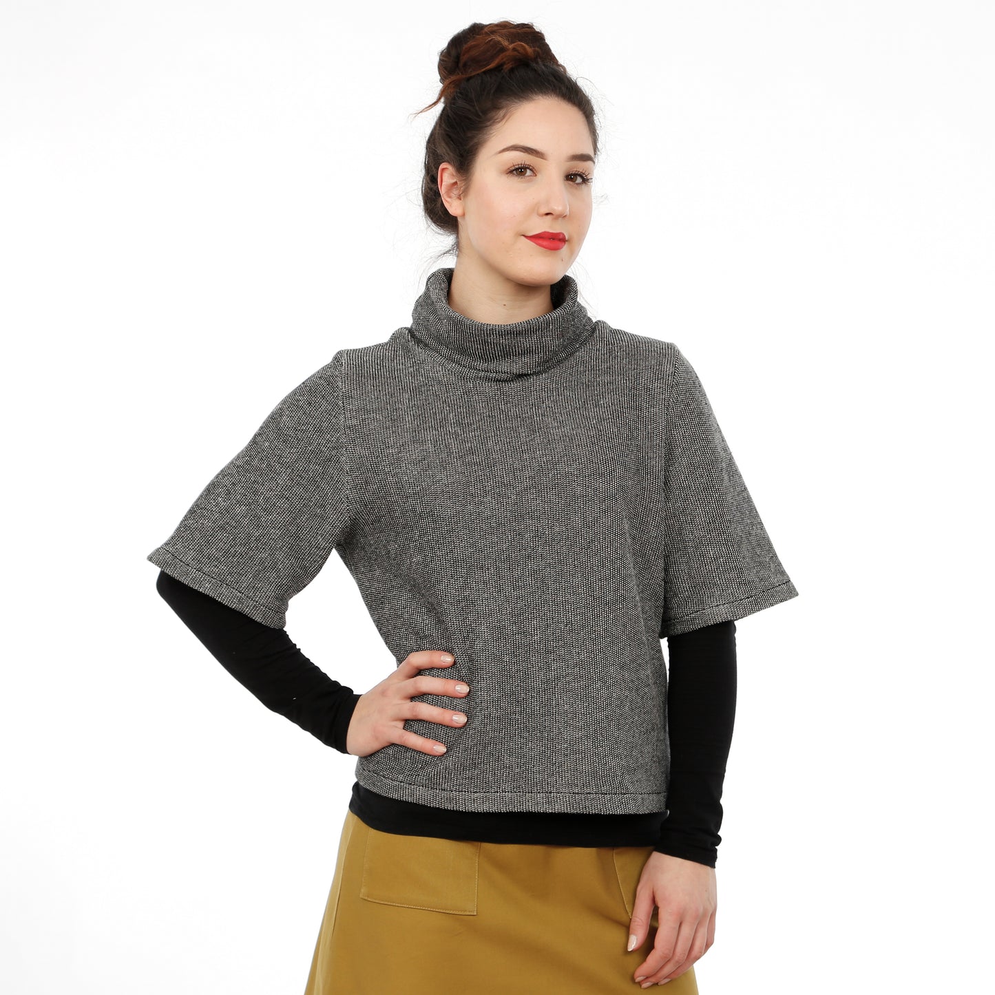 Rollkragenpullover FRAU DÖRTE | Papierschnitt