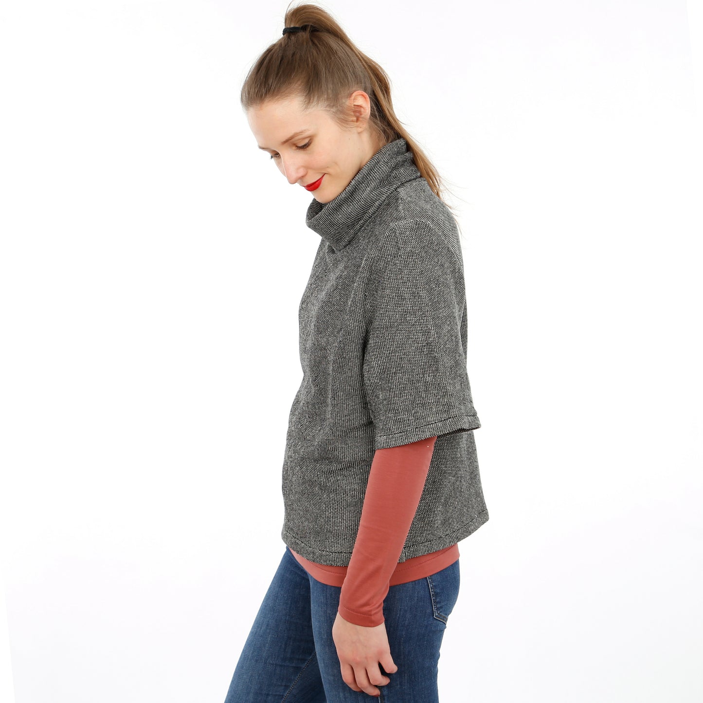 Rollkragenpullover FRAU DÖRTE | Papierschnitt