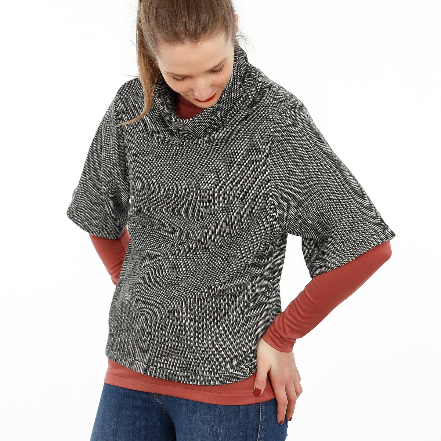 Rollkragenpullover FRAU DÖRTE | Papierschnitt