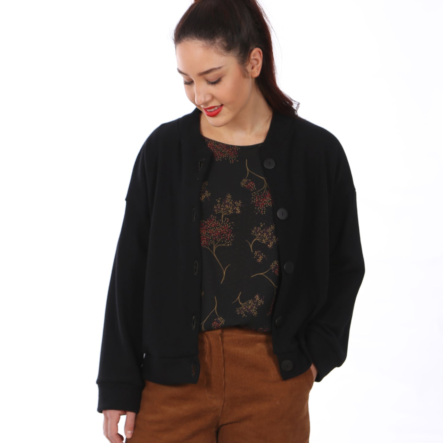 Cardigan FRAU AYLA | Papierschnitt