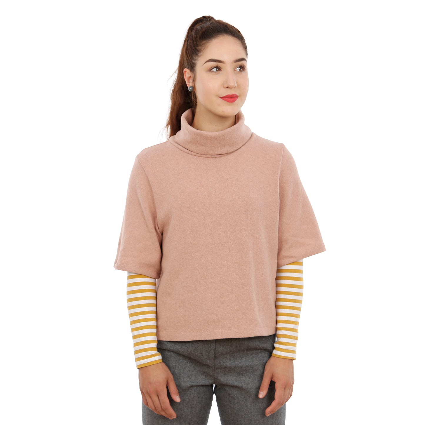 Rollkragenpullover FRAU DÖRTE | Papierschnitt