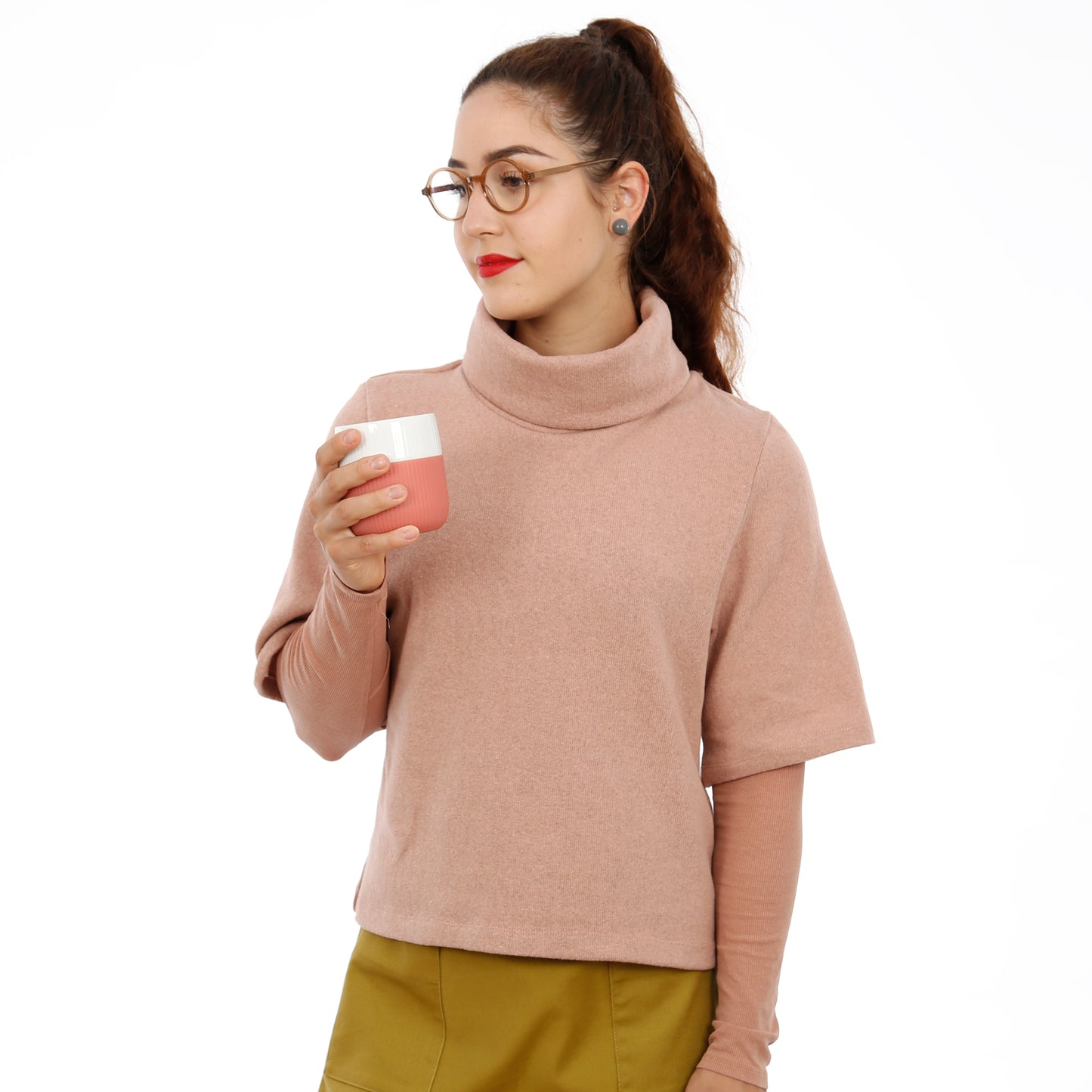Rollkragenpullover FRAU DÖRTE | Papierschnitt