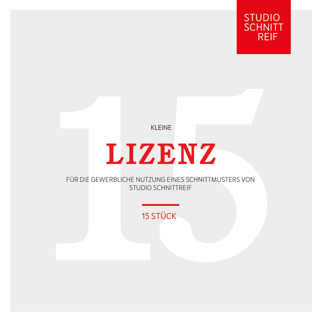 kleine LIZENZ | 15 Stück