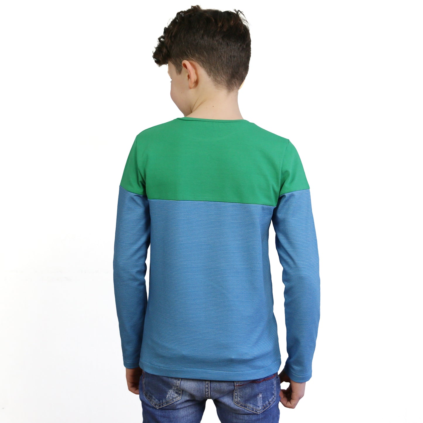 Langarmshirt LEVI | Papierschnitt