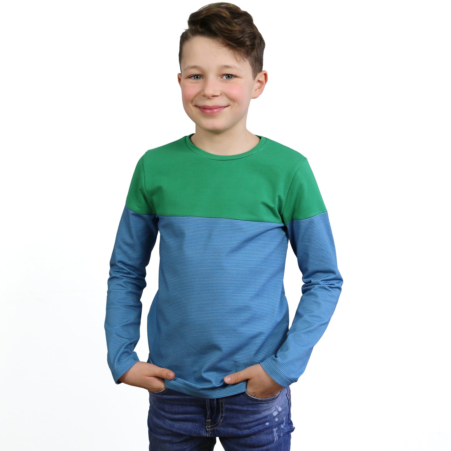 Langarmshirt LEVI | Papierschnitt