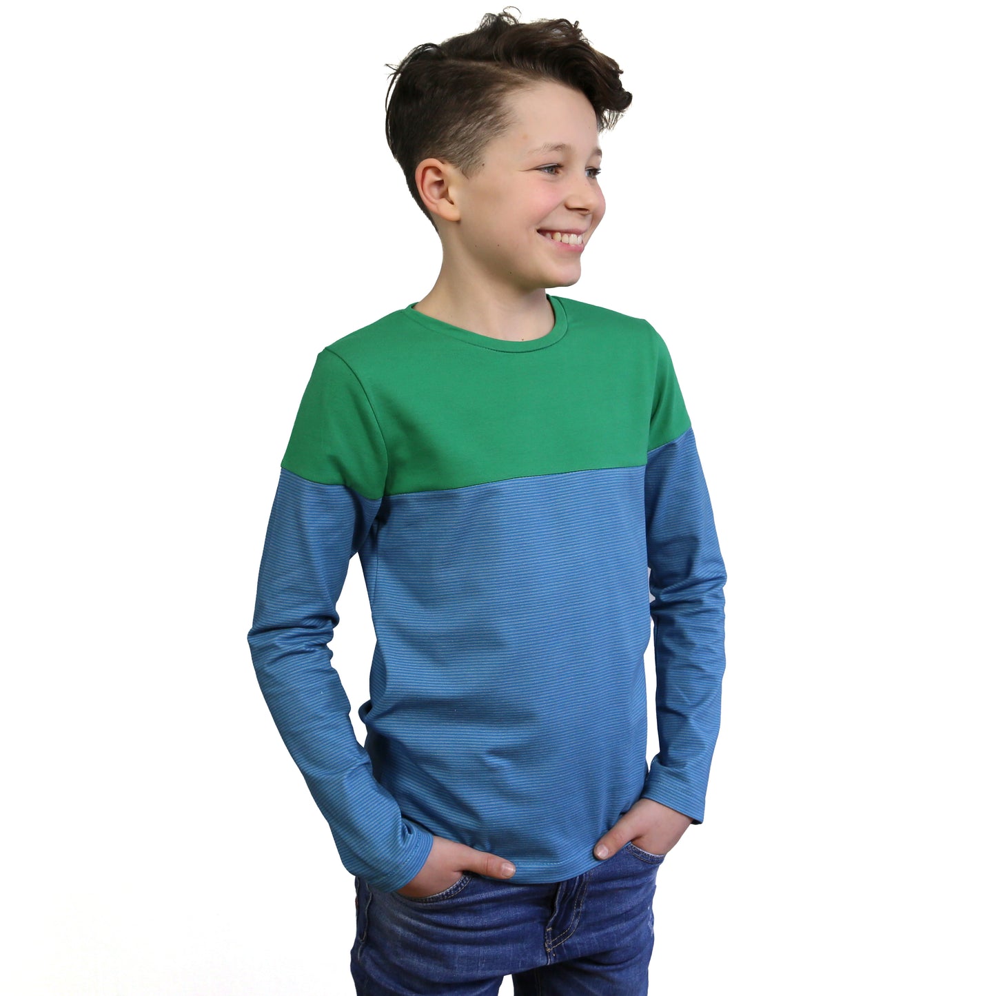 Langarmshirt LEVI | Papierschnitt