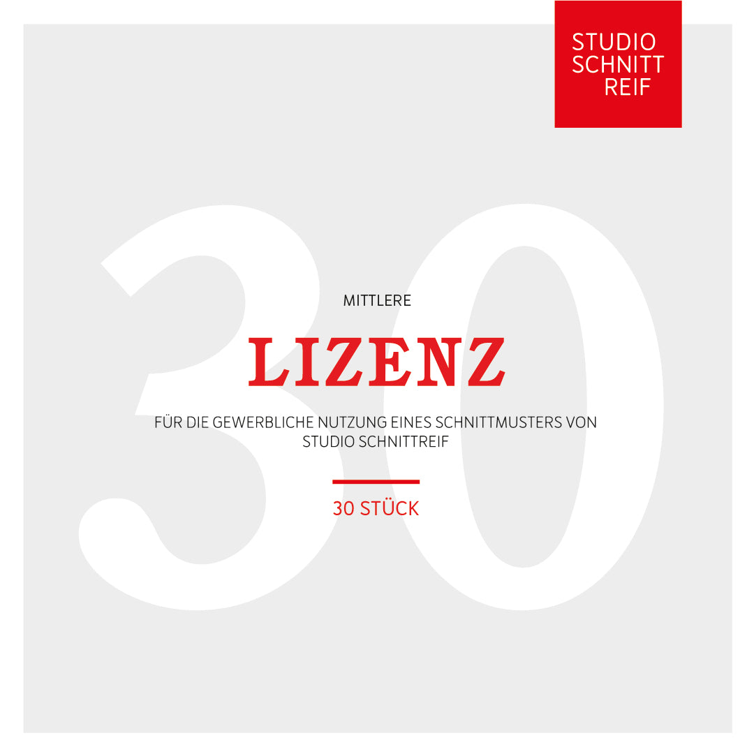 mittlere LIZENZ | 30 Stück