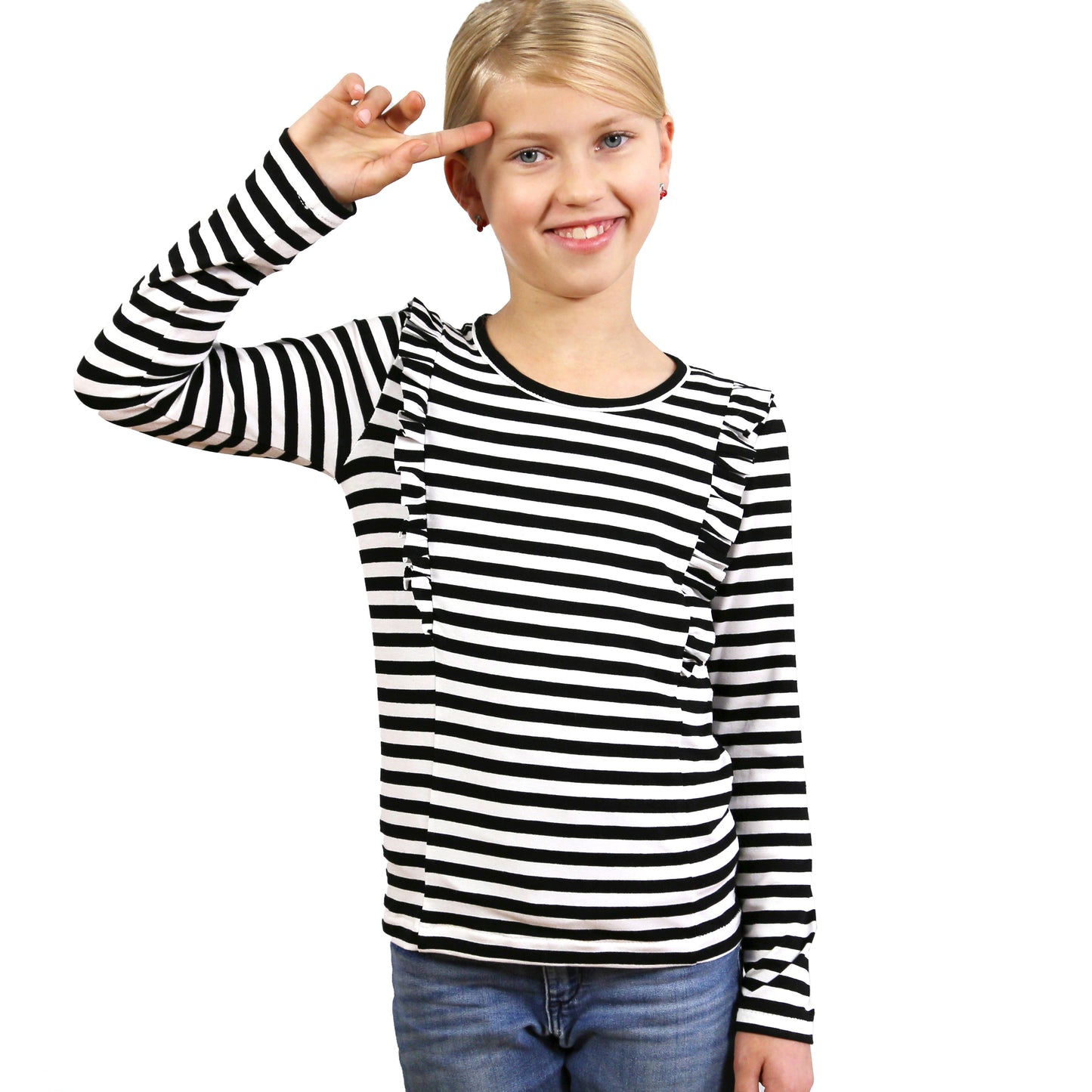 Rüschenshirt SARA | Papierschnitt