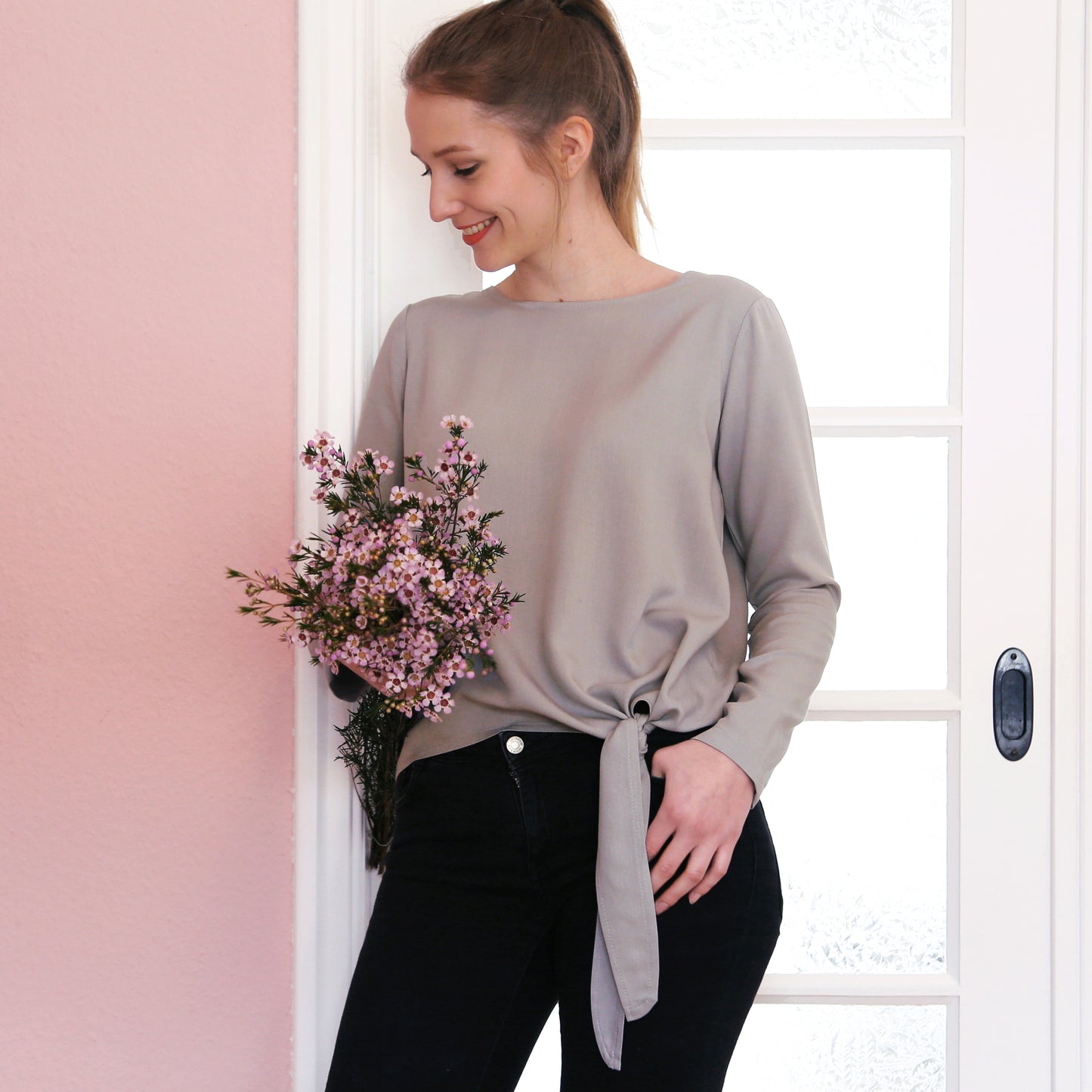 Knotenbluse FRAU PINA | Papierschnitt