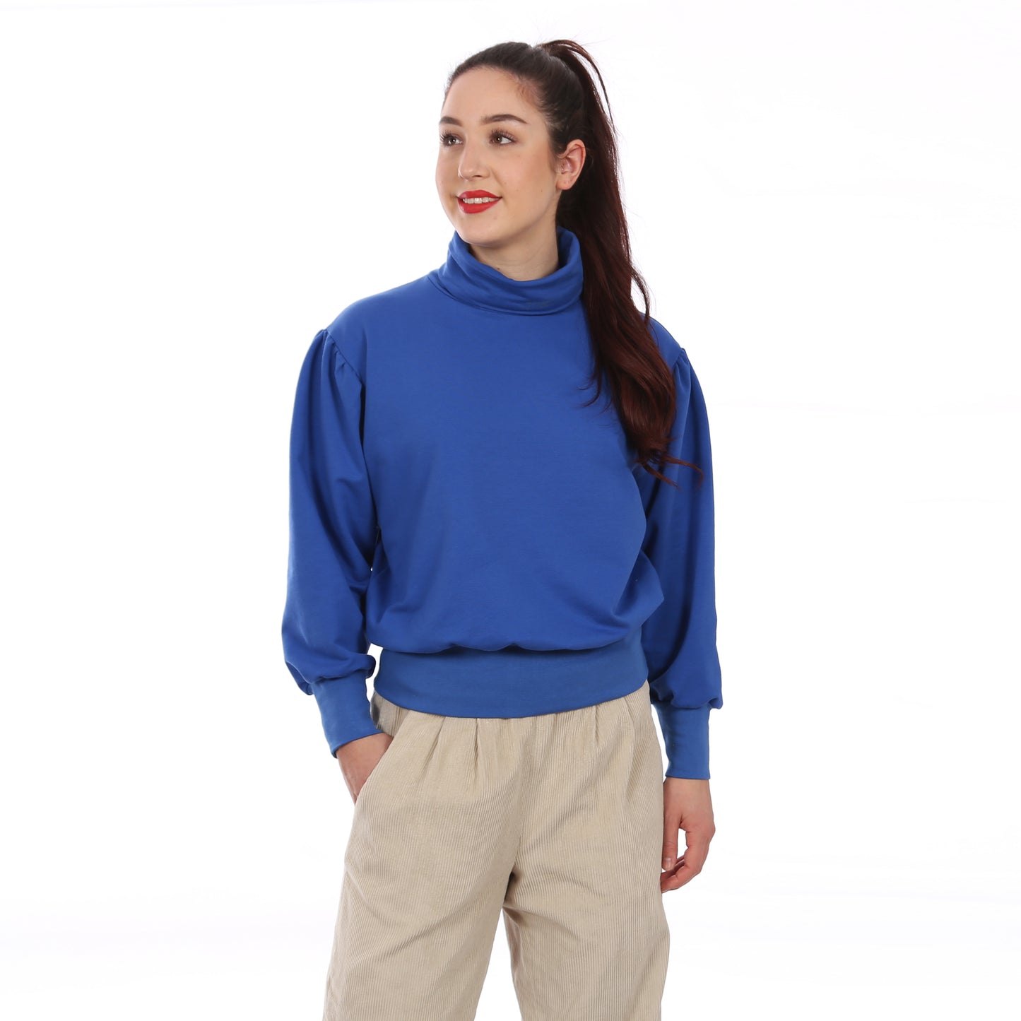 Rollkragenpullover FRAU OKE | Papierschnitt
