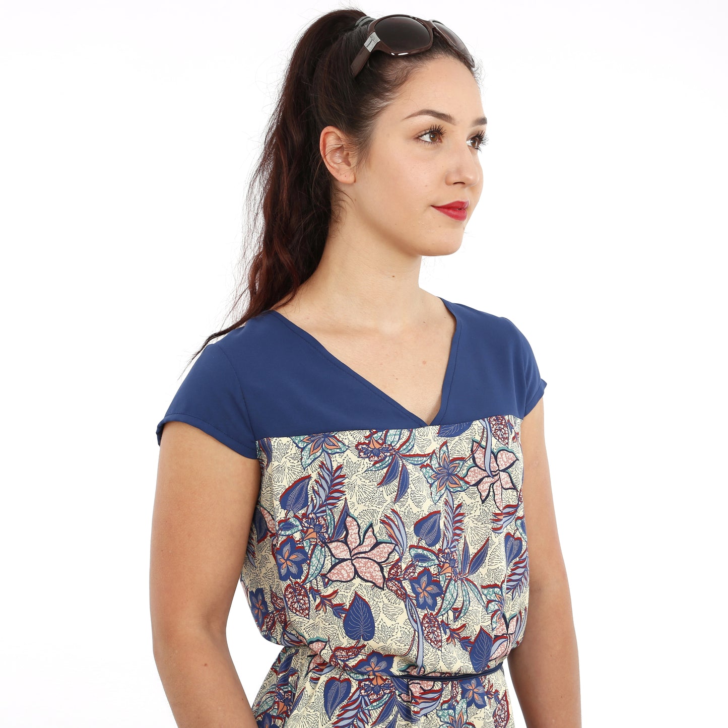Kurzarmkleid FRAU ALVA | Papierschnitt