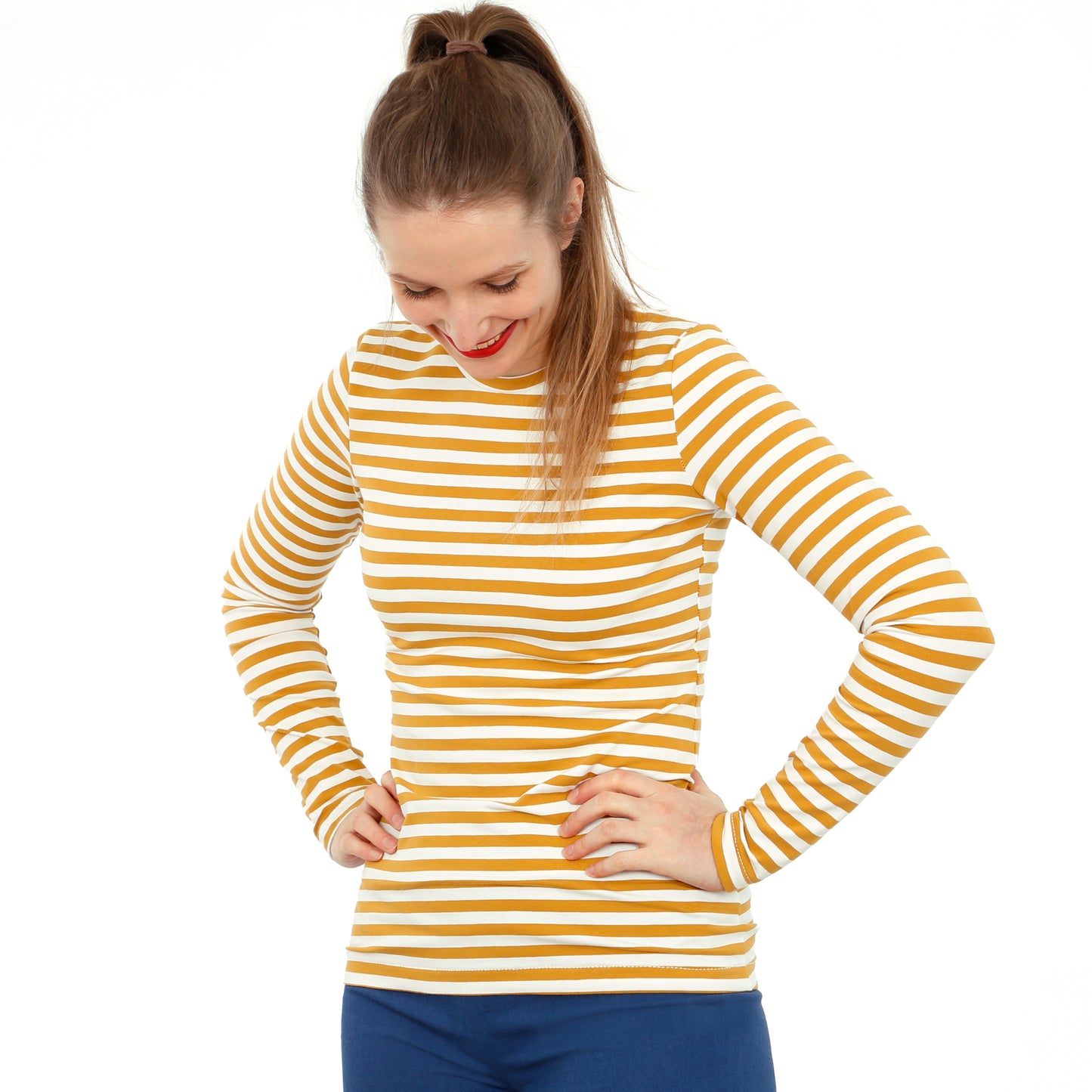 Basicshirt FRAU TANIA | Papierschnitt