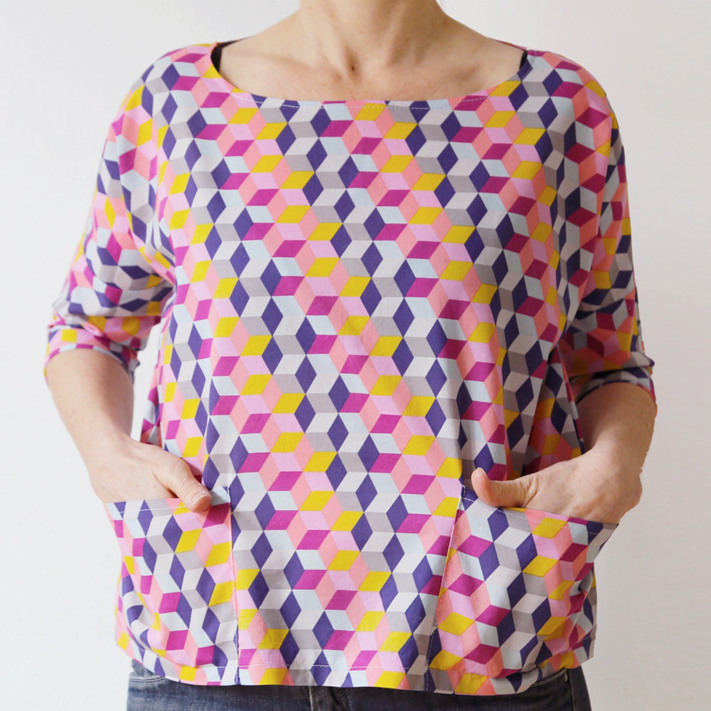 Bluse  FRAU AIKO | Papierschnitt