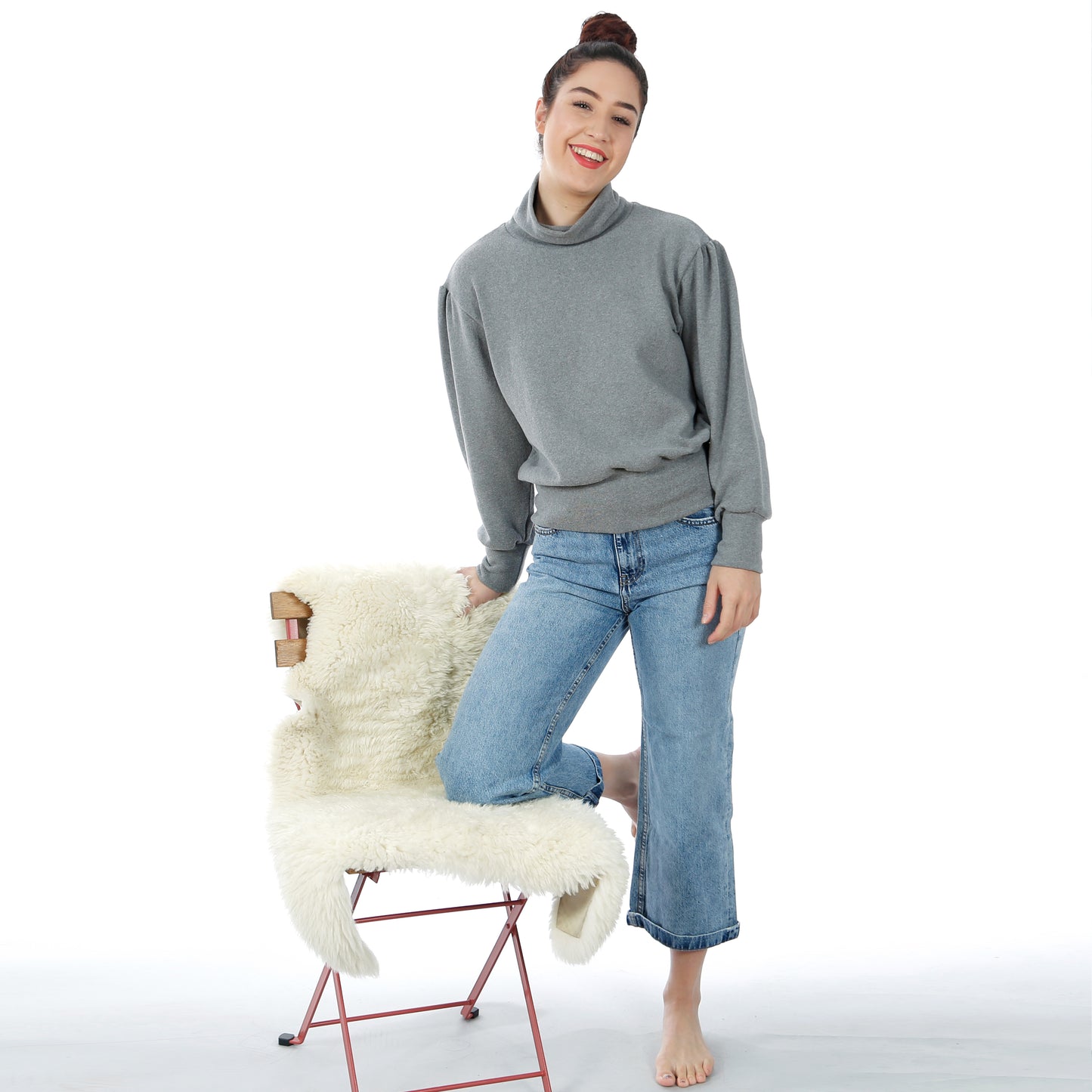 Rollkragenpullover FRAU OKE | Papierschnitt