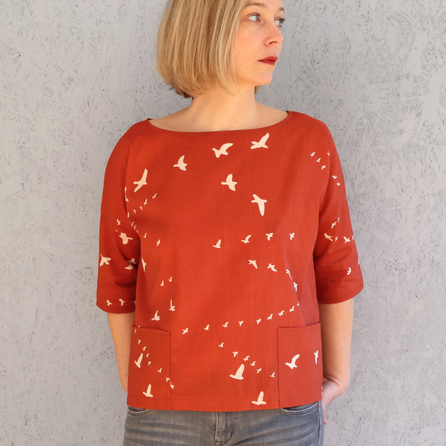 Bluse  FRAU AIKO | Papierschnitt