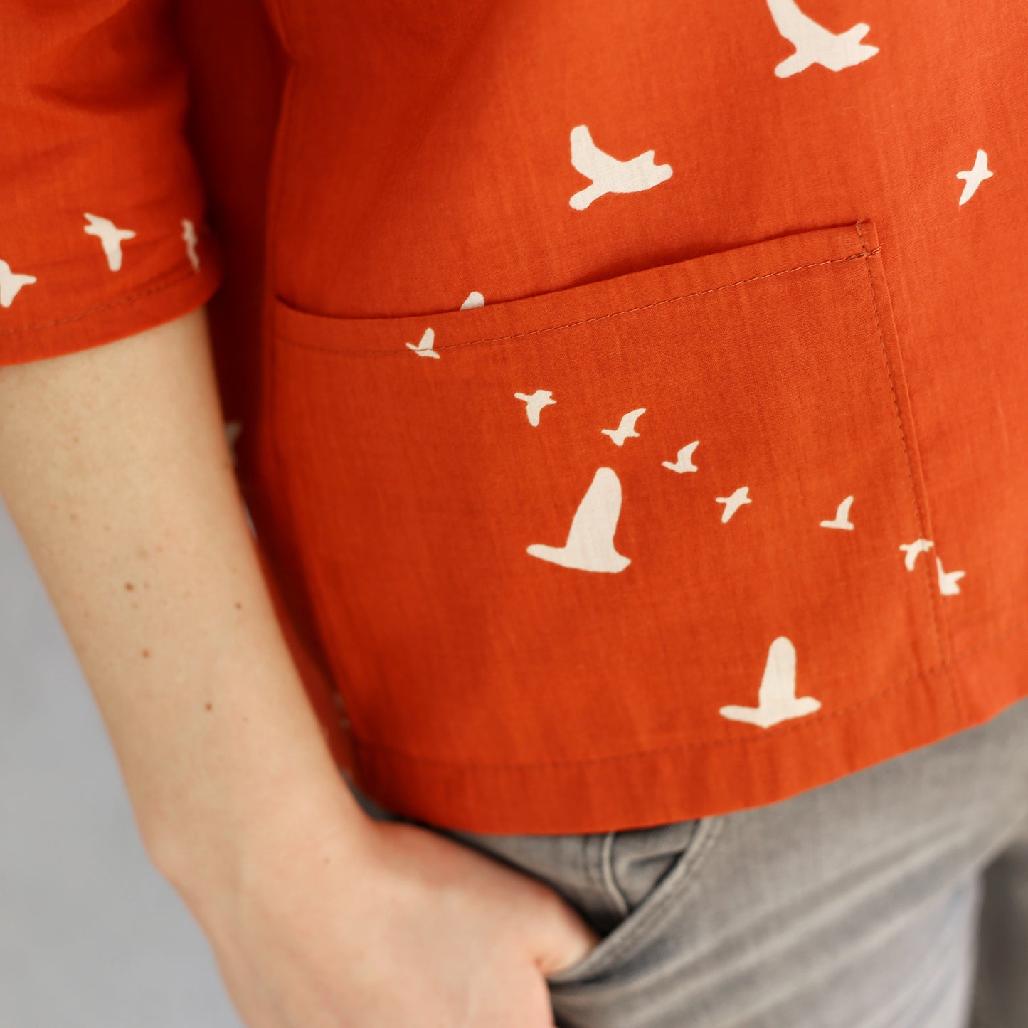Bluse  FRAU AIKO | Papierschnitt