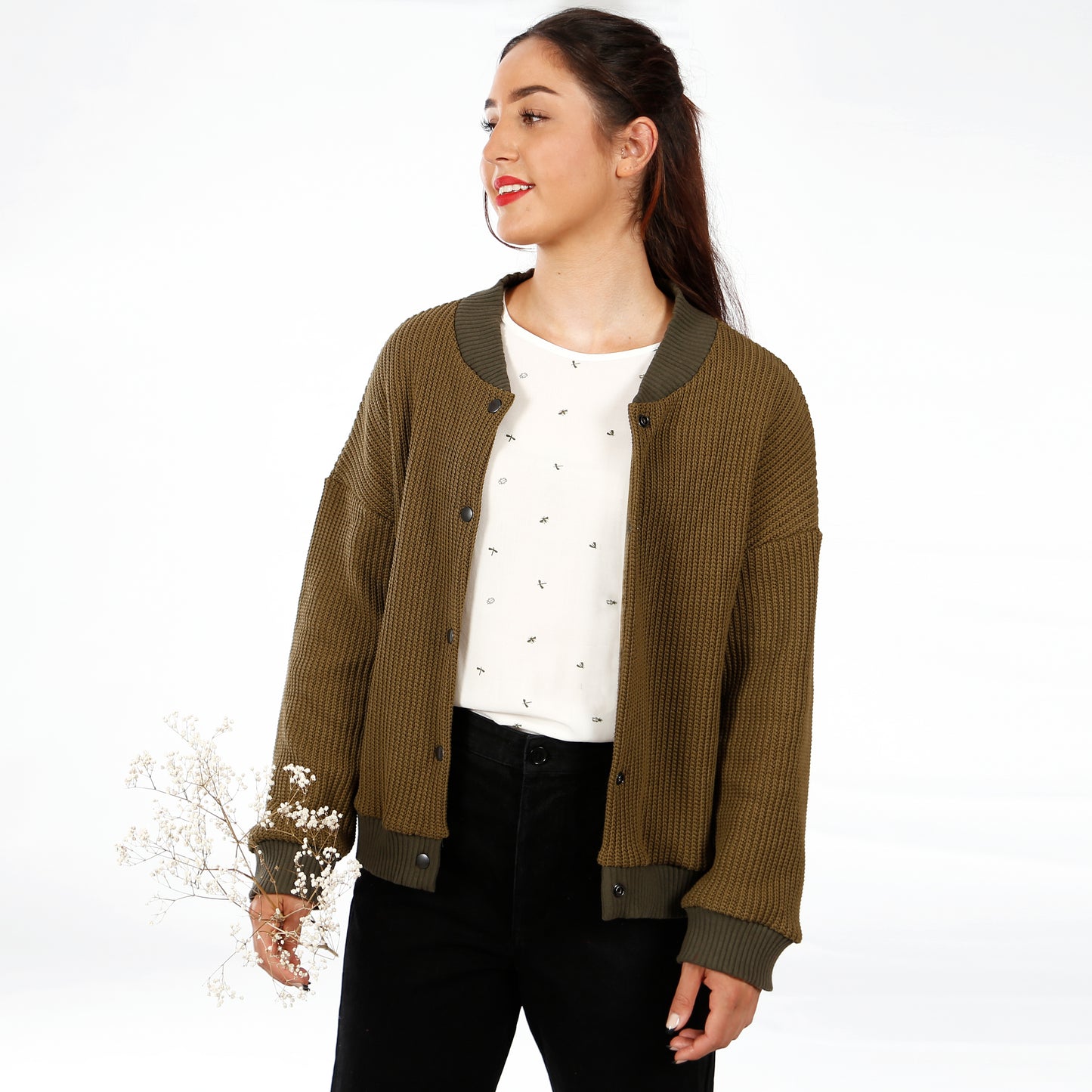 Cardigan FRAU AYLA | Papierschnitt