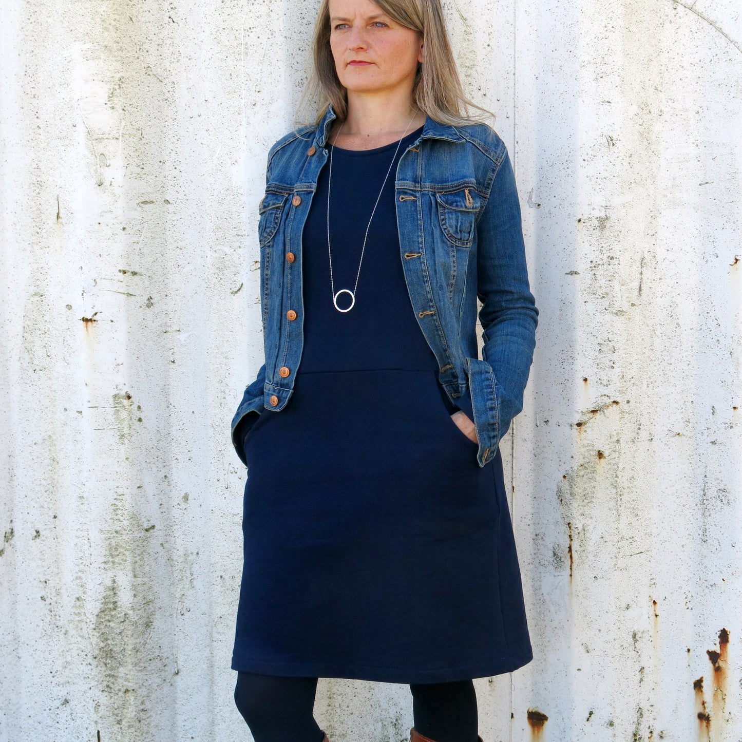 Sweatkleid FRAU FANNIE | Papierschnitt