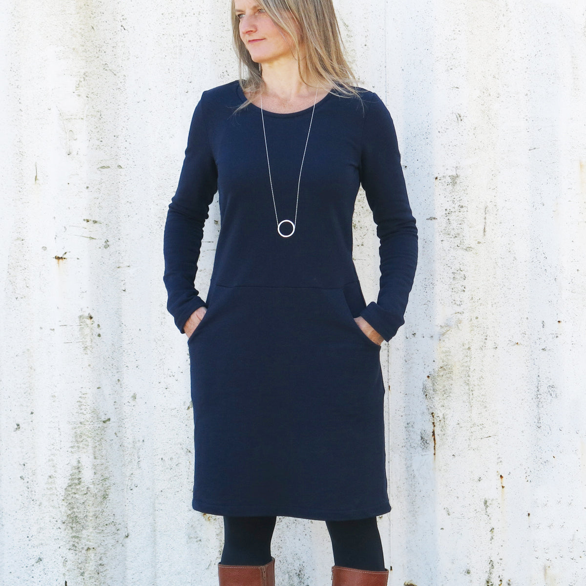 Sweatkleid FRAU FANNIE | Papierschnitt