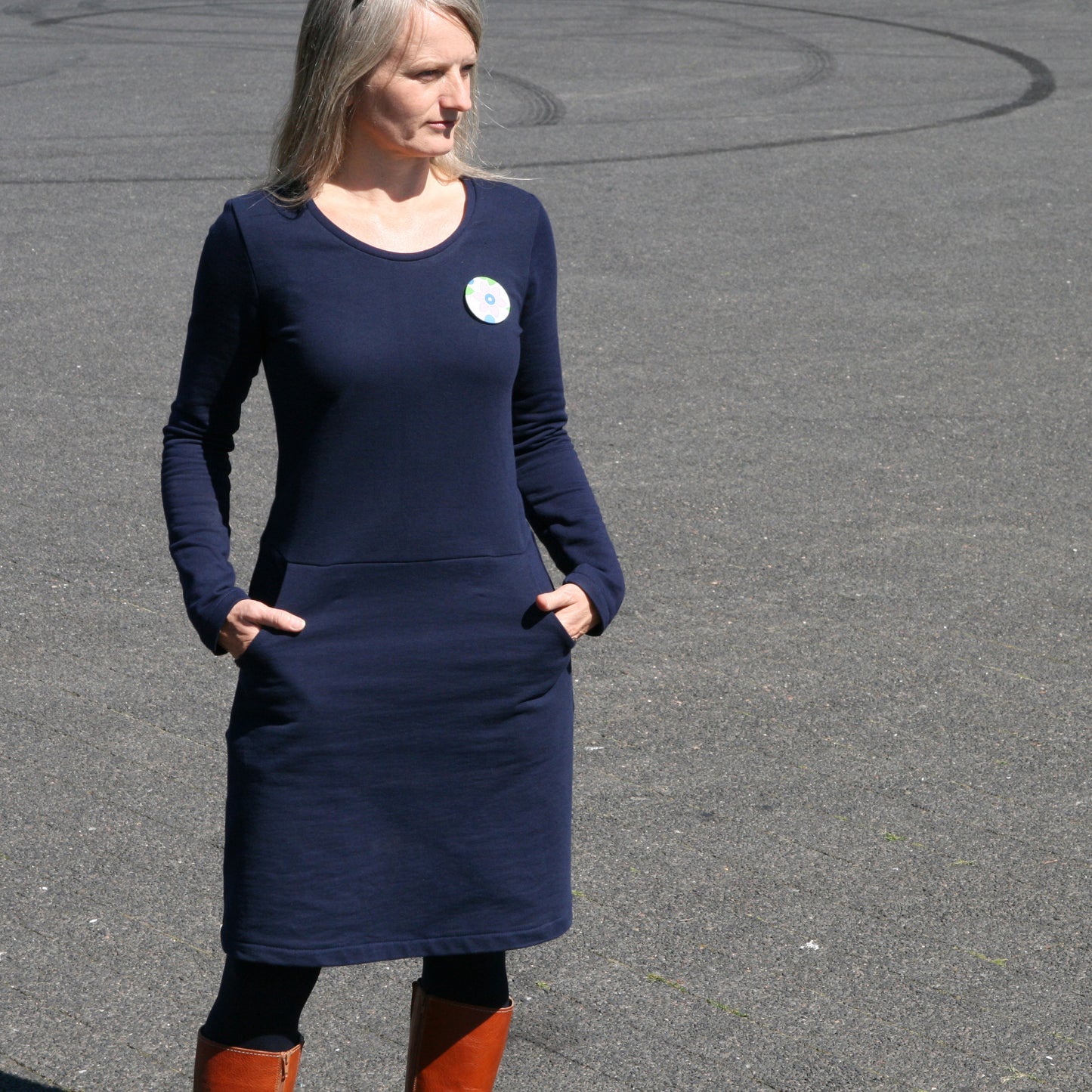 Sweatkleid FRAU FANNIE | Papierschnitt