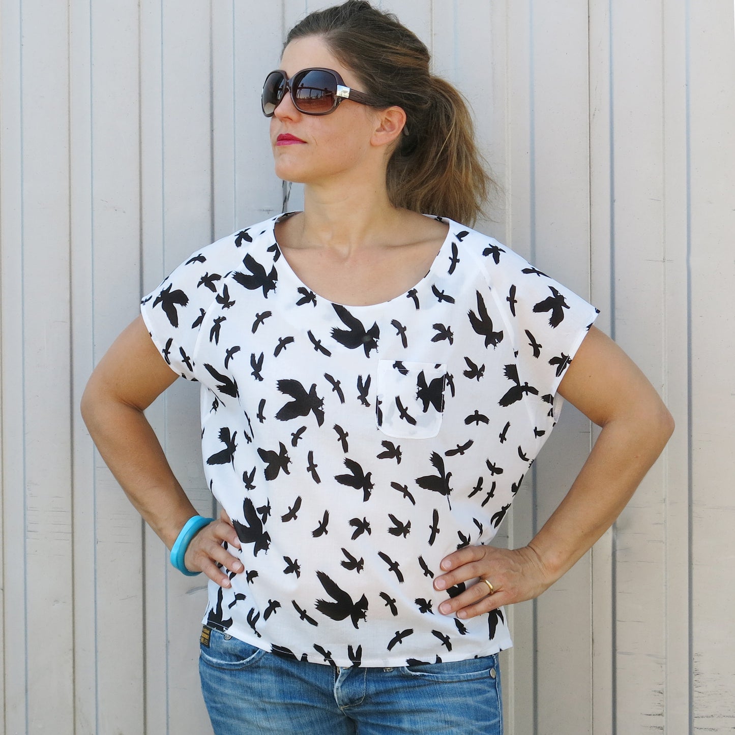 Blusenshirt FRAU MIA | Papierschnitt