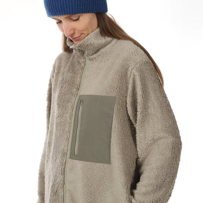 Fleecemantel FRAU MOA | Papierschnitt