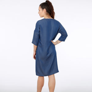 FRAU EDDA gerade Blusenkleid, e-book