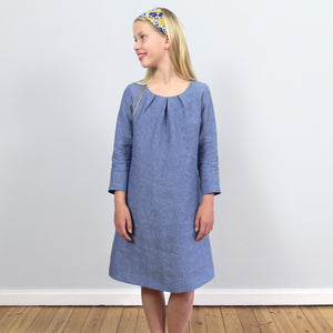 AMELAND • Kleid mit Falten am Ausschnitt,  e-book