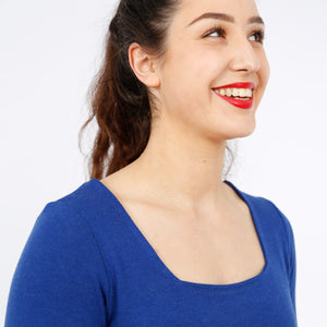 FRAU FRANKA • schlankes Shirt mit eckigem Ausschnitt, e-book