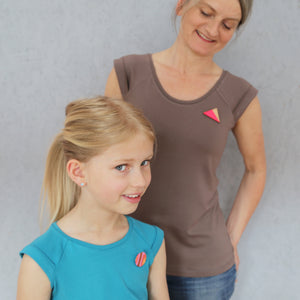 Trägershirt, FRAU JOSY, Papierschnitt