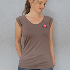 Trägershirt, FRAU JOSY, Papierschnitt
