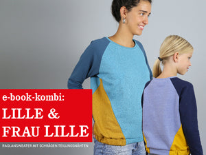 FRAU LILLE & LILLE • Raglansweater im Partnerlook,  e-book Kombi