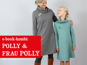 FRAU POLLY & POLLY • Sweatkleider im Partnerlook, e-book Kombi