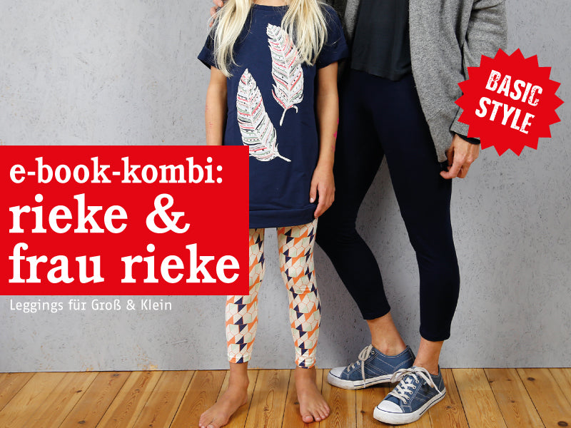 FRAU RIEKE & RIEKE • Leggings im Partnerlook, e-book Kombi