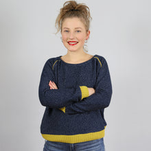 Laden Sie das Bild in den Galerie-Viewer, Raglansweater, FRAU MONA, Papierschnitt