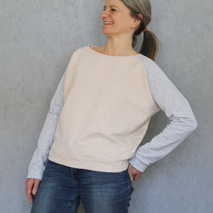 Raglansweater, FRAU MONA, Papierschnitt
