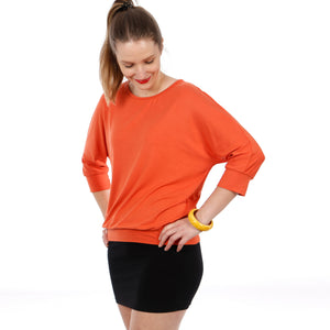 FRAU SILVIE • Shirt mit Fledermausärmeln und Saumbündchen, e-book