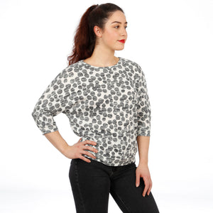 FRAU SILVIE • Shirt mit Fledermausärmeln und Saumbündchen, e-book