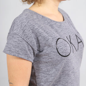 Basicshirt mit kurzen Ärmeln, FRAU TINA, Papierschnitt