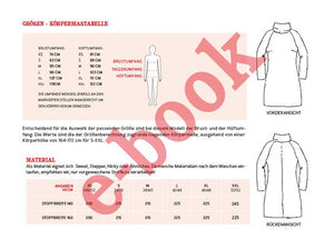 FRAU POLLY & POLLY • Sweatkleider im Partnerlook, e-book Kombi