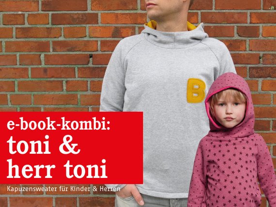 HERR TONI & TONI • Kapuzensweater im Partnerlook,  e-book Kombi